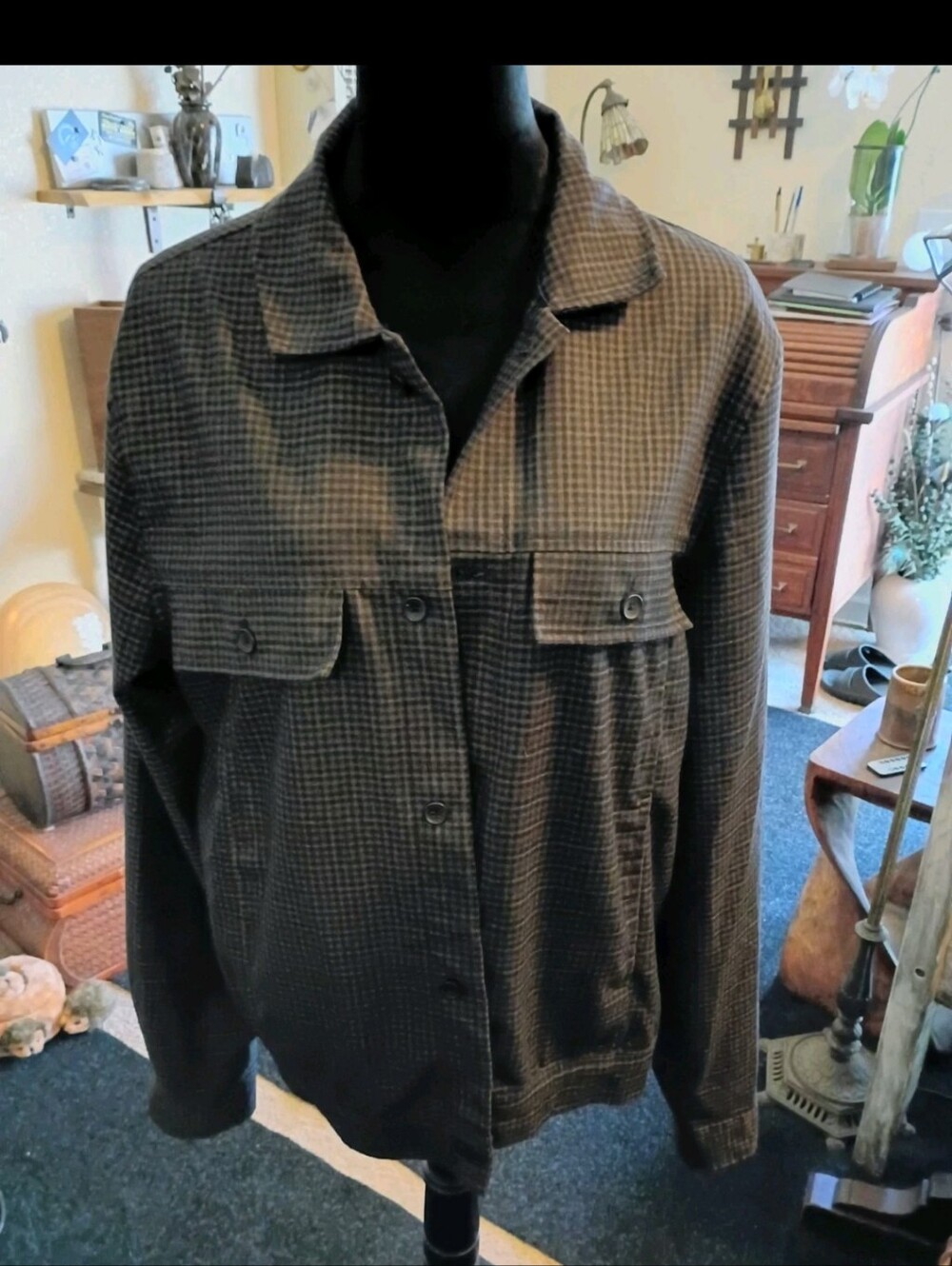 ASOS M Plaid Basic Jacket